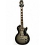 Used Epiphone LES PAUL CUSTOM PRO Black and Silver Solid Body Electric Guitar Black and Silver