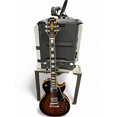Used Epiphone LES PAUL CUSTOM Rustic Burst Solid Body Electric Guitar