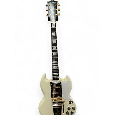 Used Epiphone LES PAUL CUSTOM SG INSPIRED BY GIBSON WHITE Solid Body Electric Guitar