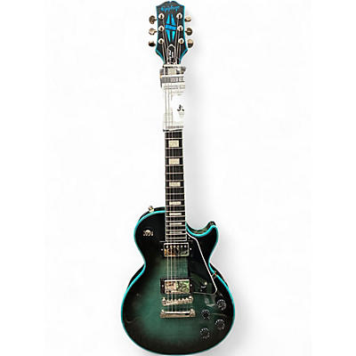 Used Epiphone LES PAUL CUSTOM WIDOW  INDIGO BURST Solid Body Electric Guitar