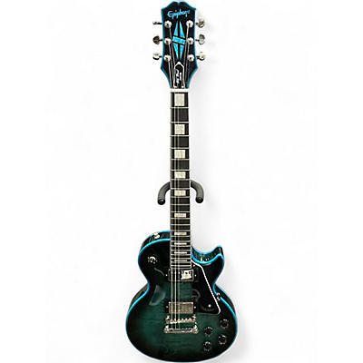 Used Epiphone LES PAUL CUSTOM WIDOW INDIGO BURST Solid Body Electric Guitar