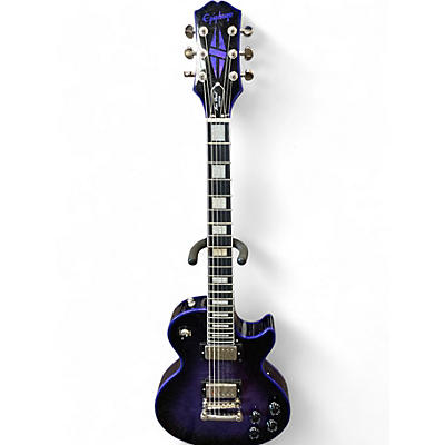Used Epiphone LES PAUL CUSTOM WIDOW PURPLE BURST Solid Body Electric Guitar