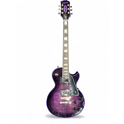 Used Epiphone LES PAUL CUSTOM WIDOW Purple Solid Body Electric Guitar