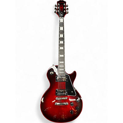 Used Epiphone LES PAUL CUSTOM WIDOW RED BURST Solid Body Electric Guitar