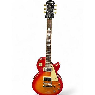 Used Epiphone LES PAUL Cherry Sunburst Solid Body Electric Guitar