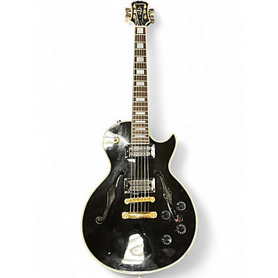 Used Epiphone LES PAUL ELITE FLORENTINE Black Hollow Body Electric Guitar