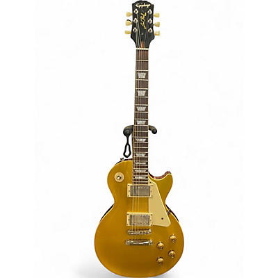 Used Epiphone LES PAUL INSPIRED BY GIBSON Gold Top Solid Body Electric Guitar
