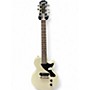 Used Epiphone LES PAUL JR WHITE Solid Body Electric Guitar WHITE