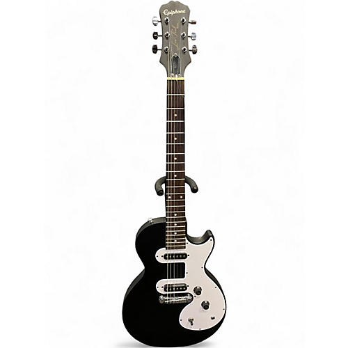 Used Epiphone LES PAUL MELODY MAKER Black and White Solid Body Electric Guitar Black and White