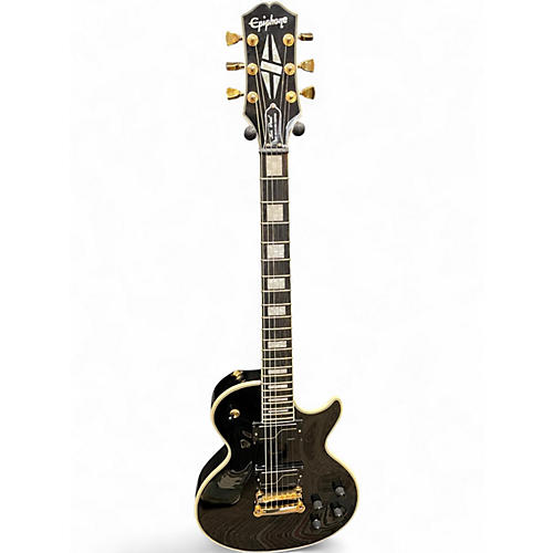 Used Epiphone LES PAUL MKH ORIGINS CUSTOM Black Solid Body Electric Guitar Black