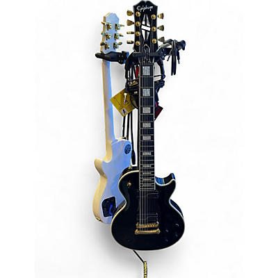 Used Epiphone LES PAUL MKH ORIGINS CUSTOM  Black Solid Body Electric Guitar