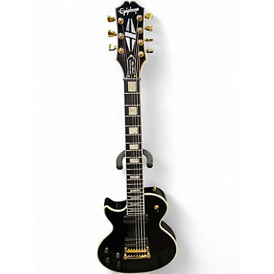 Used Epiphone LES PAUL MKH ORIGINS CUSTOM LH Black Solid Body Electric Guitar
