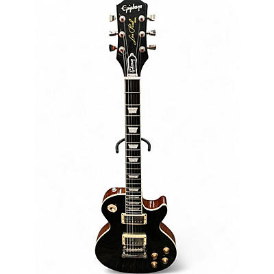 Used Epiphone LES PAUL MODERN BLACK SPARKLE Solid Body Electric Guitar