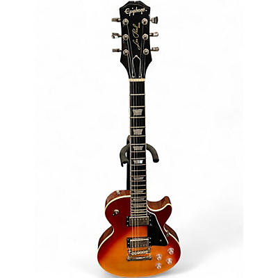Used Epiphone LES PAUL MODERN FIGURED Cherry Sunburst Solid Body Electric Guitar