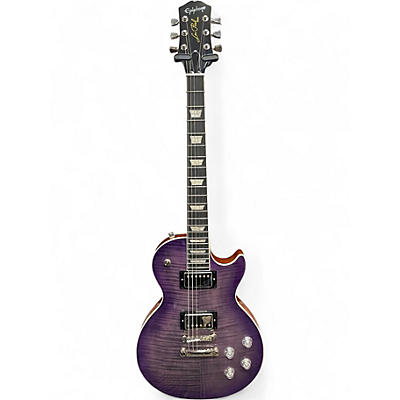 Used Epiphone LES PAUL MODERN FIGURED PURPLE BURST Solid Body Electric Guitar