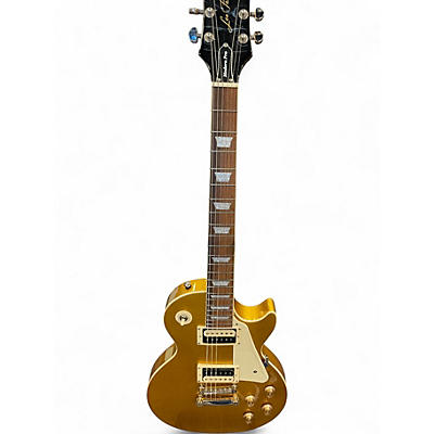 Used Epiphone LES PAUL MODERN PRO Metallic Gold Solid Body Electric Guitar