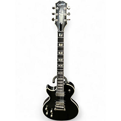 Used Epiphone LES PAUL PROPHECY MATTE BLACK SPARKLE Solid Body Electric Guitar