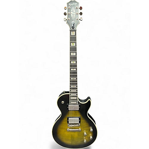 Used Epiphone LES PAUL Prophecy  OLIVE BURST Solid Body Electric Guitar OLIVE BURST