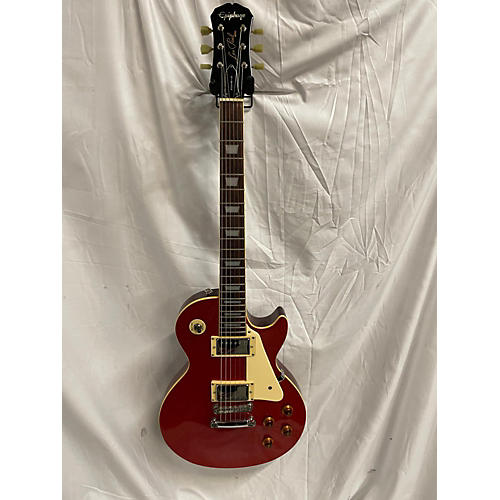 Epiphone Used Epiphone LES PAUL RED SPARKLE Solid Body Electric Guitar RED SPARKLE