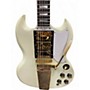 Used Epiphone LES PAUL SG CUSTOM W VIBROLA Alpine White Solid Body Electric Guitar Alpine White