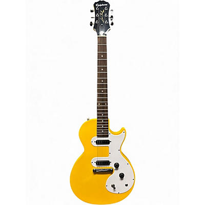 Used Epiphone LES PAUL SL Yellow Solid Body Electric Guitar