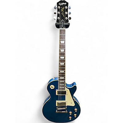 Used Epiphone LES PAUL STANDARD 1960'S BLUE SPARKLE Solid Body Electric Guitar