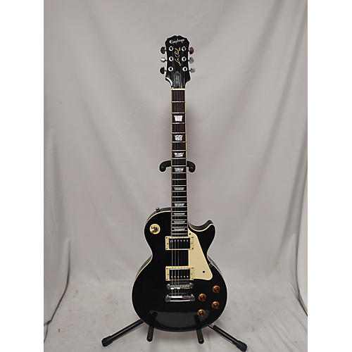 Epiphone Used Epiphone LES PAUL STANDARD 60S Ebony Solid Body Electric Guitar Ebony