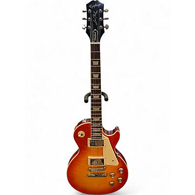 Used Epiphone LES PAUL STANDARD 60S QUILT TOP LIMITED-EDITION FADED CHERRY SUNBURST Solid Body Electric Guitar