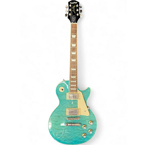 Used Epiphone LES PAUL STANDARD 60S Trans Blue Solid Body Electric Guitar Trans Blue
