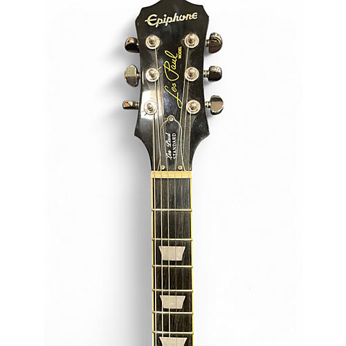 Used Epiphone LES PAUL STANDARD BLACK Solid Body Electric Guitar BLACK