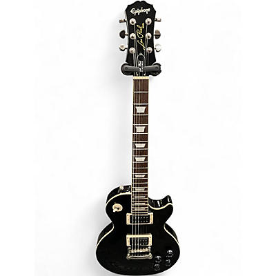 Used Epiphone LES PAUL STANDARD BLACK Solid Body Electric Guitar
