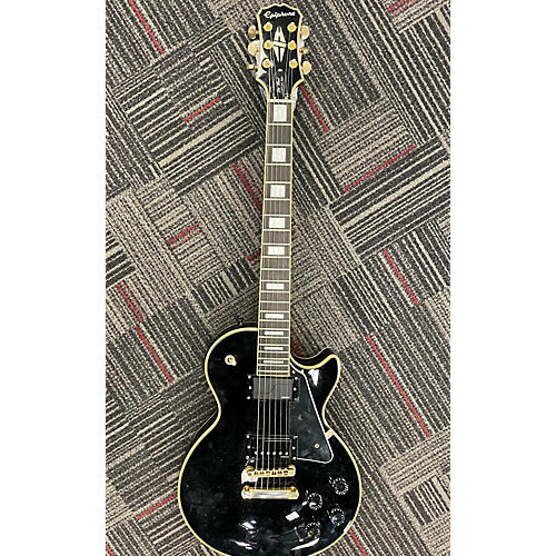 Epiphone Used Epiphone LES PAUL STUDIO CUSTOM FISHMAN FLUENCE Black Solid Body Electric Guitar Black