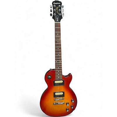 Used Epiphone LES PAUL STUDIO LT 2 Tone Sunburst Solid Body Electric Guitar