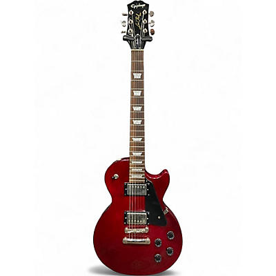 Used Epiphone LES PAUL STUDIO Wine Red Solid Body Electric Guitar