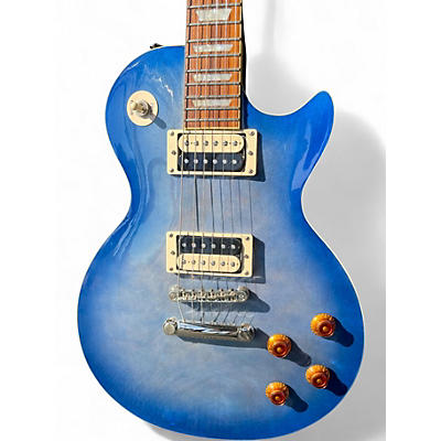 Used Epiphone LES PAUL TRAD PRO 3 Blue  Solid Body Electric Guitar