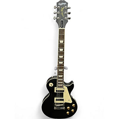 Used Epiphone LES PAUL TRADITIONAL PRO-IV Black and White Solid Body Electric Guitar