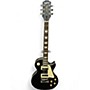 Used Epiphone LES PAUL TRADITIONAL PRO-IV Black and White Solid Body Electric Guitar Black and White