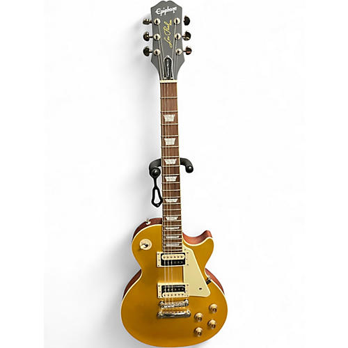 Used Epiphone LES PAUL TRADITIONAL PRO IV Gold Solid Body Electric Guitar Gold