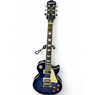 Used Epiphone LES PAUL TRATIONAL PRO Trans Blue Solid Body Electric Guitar