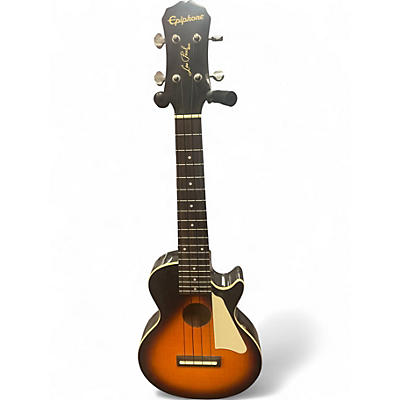 Used Epiphone LES PAUL UKE Tobacco Ukulele