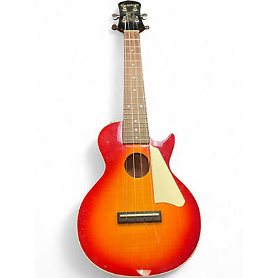 Used Epiphone LES PAUL UKELELE ELECTRIC CHERRY SUNBURST Ukulele