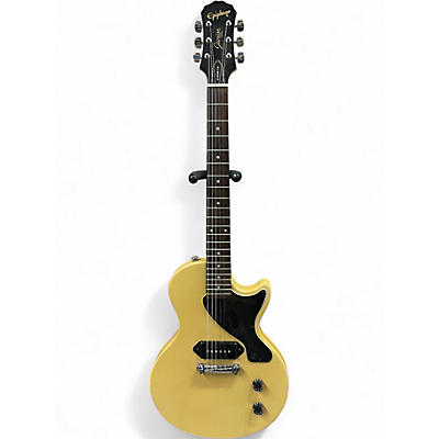 Used Epiphone LP Junior SC/TV Yellow TV Yellow Solid Body Electric Guitar