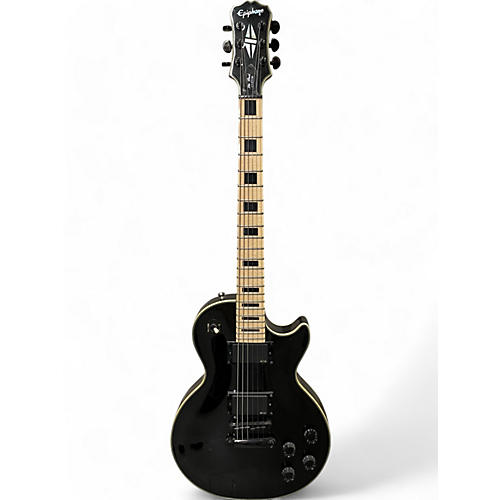 Epiphone Used Epiphone LP STD PRO Black Solid Body Electric Guitar Black