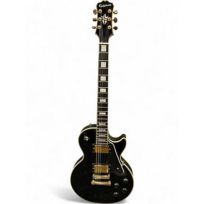 Used Epiphone LTD Ed Bjorn Gelotte les paul custom Ebony Solid Body Electric Guitar