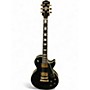 Used Epiphone LTD Ed Bjorn Gelotte les paul custom Ebony Solid Body Electric Guitar Ebony