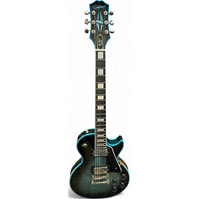 Used Epiphone Leas Paul Custom Widow  Indigo Burst Solid Body Electric Guitar