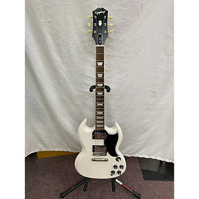 Epiphone Used Epiphone Les Antique White Solid Body Electric Guitar