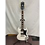 Used Epiphone Used Epiphone Les Antique White Solid Body Electric Guitar Antique White