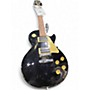 Used Epiphone Les Paul 100 Bolt On Black and White Solid Body Electric Guitar Black and White