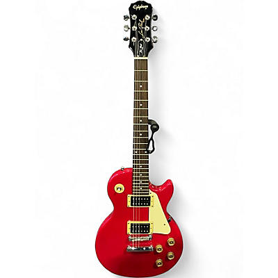 Used Epiphone Les Paul 100 Bolt On Candy Apple Red Solid Body Electric Guitar